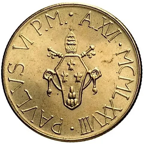 200 лир 1978 [Ватикан] — 1