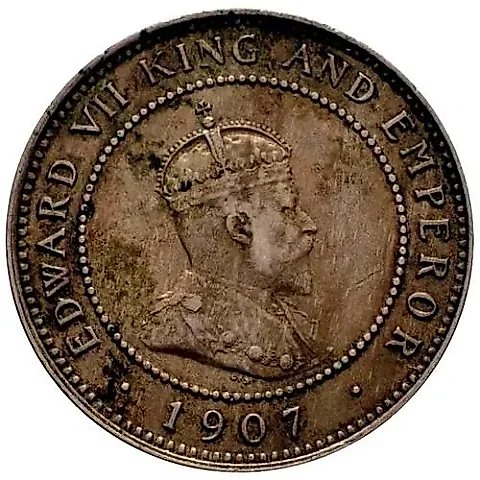 ½ пенни 1904-1910 [Ямайка] — 1