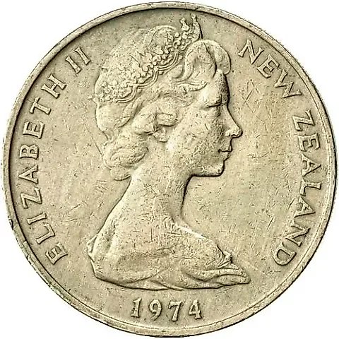 20 центов 1974 [Новая Зеландия] — 1