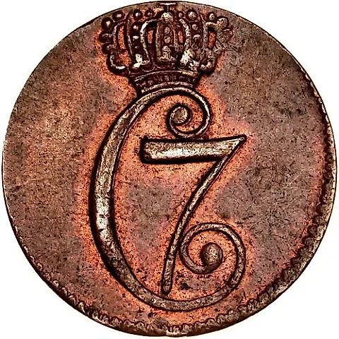½ Skilling 1771 [Denmark] — 1