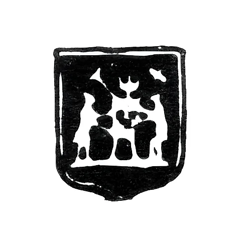 Novgorod City Hallmark 1848-1862 "Two Silhouettes"