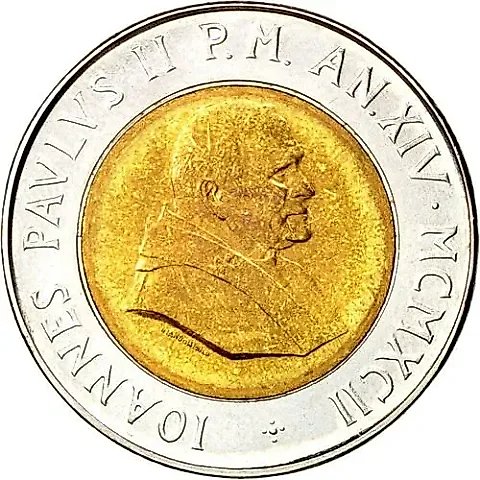 500 Lire 1992 [Vatican] — 1