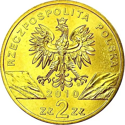 2 злотых 2010, летучая мышь [Польша] — 1