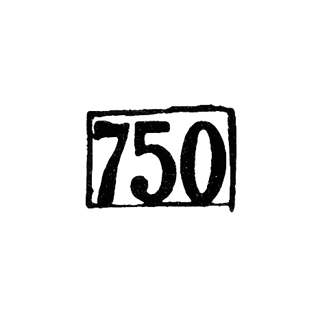 Проба "750"