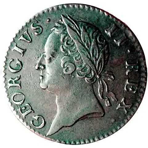 ½ Penny 1760 [Ireland] — 1