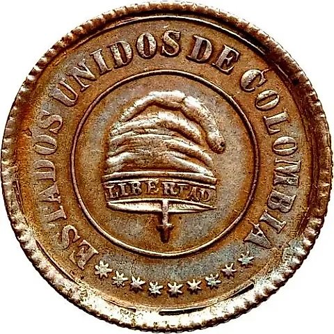 2½ Centavos 1885 [Colombia] — 1