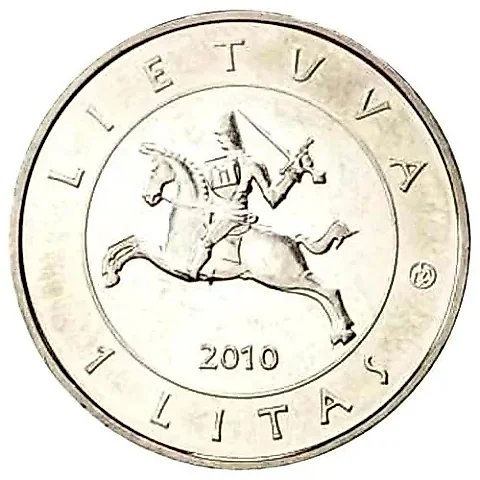 1 лит 2010, 600 лет Грюнвальдской битве [Литва] — 1