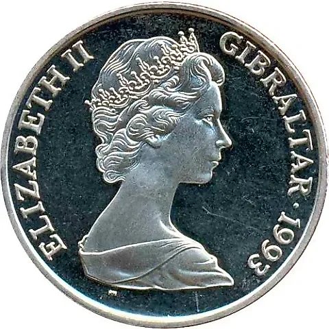 1 Crown 1993, House of Windsor - King Edward VIII [Gibraltar] — 1