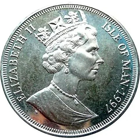 1 крона 1997, Падение Римской империи [Остров Мэн] — 1