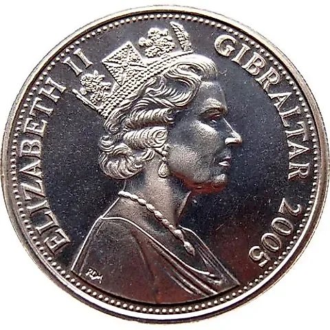 1 Crown 2005, A Royal Year - Maundy Service [Gibraltar] — 1