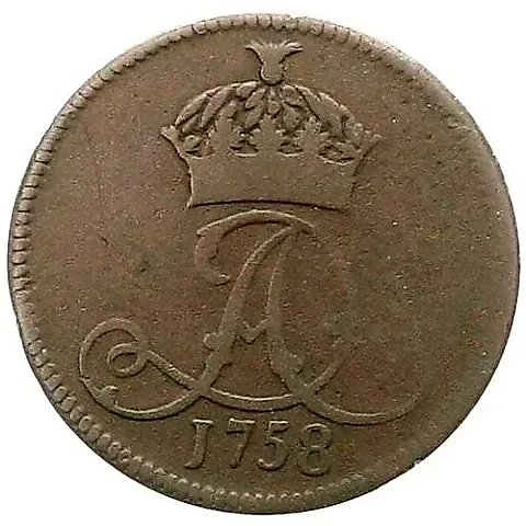 1 Penny 1758 [Isle of Man] — 1