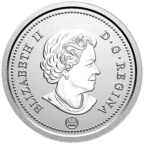 25 Cents 2009, Teddy Bear, Crescent Moon [Canada] — 1
