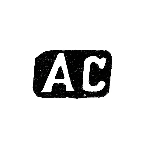 Maker's Mark of Alexey Smirnov - Krasnoye Village - Initials "AS" - 1898