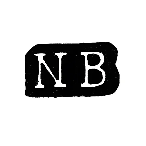 Клеймо мастера Бергквист Нильс - Ленинград - инициалы "NB"