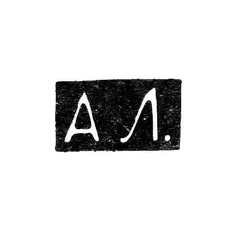 Maker's Mark of Master Lokin Alexander Ilyich - Saint Petersburg - initials "A.L." - 1882-1898