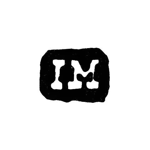 Master's Mark of Johann Friedrich (Ivan) Manstrem - Leningrad - initials "IM"