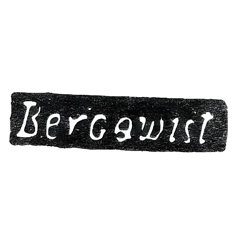 Клеймо мастера Бергквист Нильс - Ленинград - инициалы "Bergqvist"
