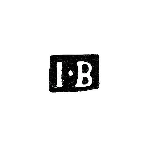 Клеймо мастера Бергстрем Иона - Ленинград - инициалы "I-B"