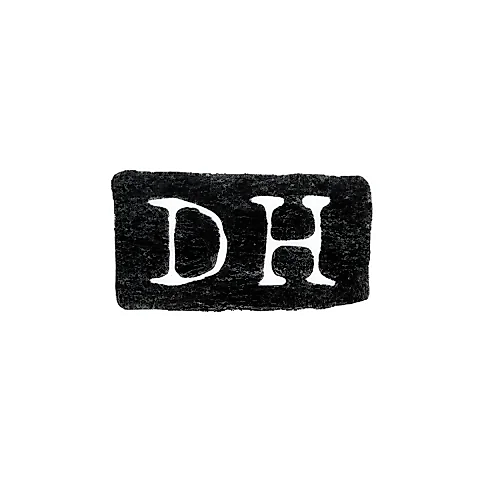 Клеймо мастера Хеккинен Даниэль Эдвард - Ленинград - инициалы "DH"
