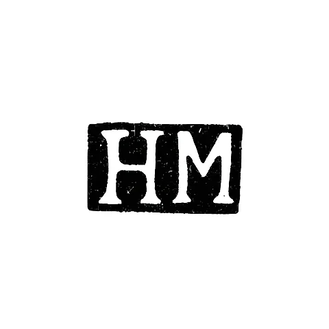 Maker's Mark of Master Nikita Mikhailov - Moscow - initials "NM" - 1896 - after 1908