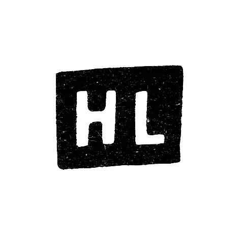 Клеймо мастера Лассас Генрих - Ленинград - инициалы "HL"
