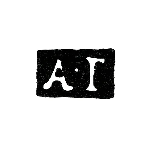 Master's Mark of Hildebrand Alexander Bogdanov - Moscow - initials "A-G" - 1753-1790