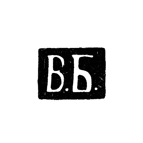 Master's Hallmark of Baladanov Vasily Efimovich - Moscow - initials "V.B."