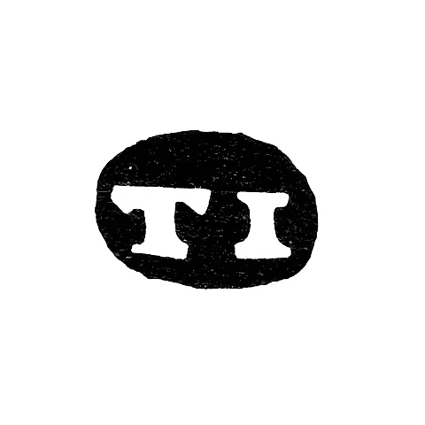 Клеймо мастера Ильин Тимофей - Москва - инициалы "TI" - 1704-1721 гг.