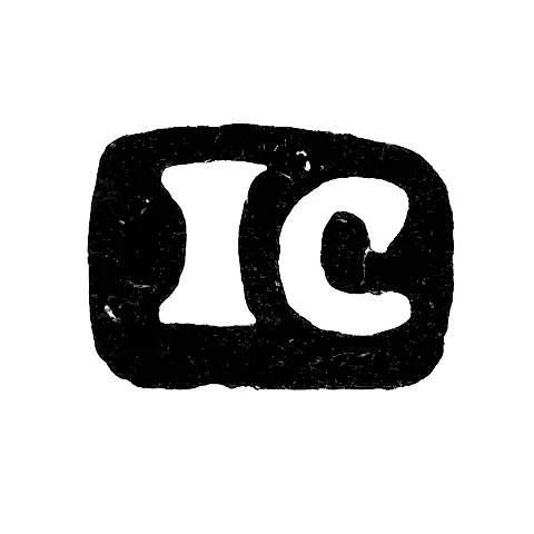 Клеймо мастера Самарин Иван Петров - Москва - инициалы "IC" - 1706-1717 гг.
