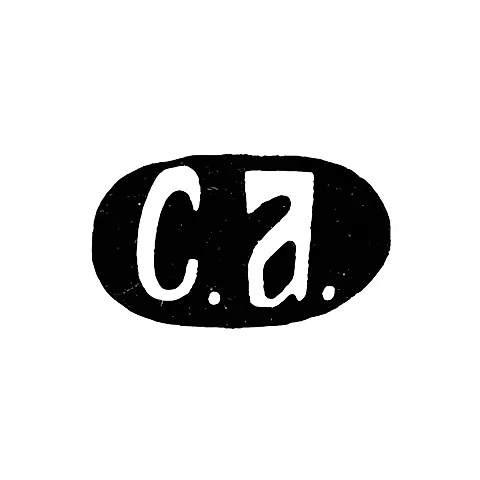 Клеймо мастера Агафонов Сергей Иванович - Москва - инициалы "С.А." - 1870-1897 гг.