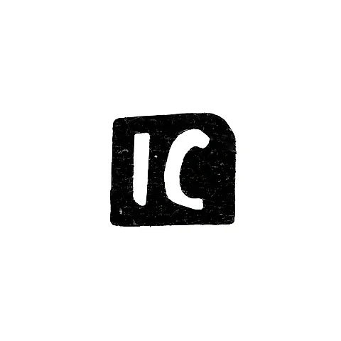 Клеймо мастера Ситников Иван Александров - с. Красное - инициалы "IС" - конец 19 века