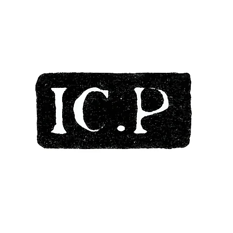 Master's Mark of Pragst Ivar Christian - Leningrad - initials "IC.P"