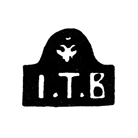Master's Mark of Buntzel Johann Theodor - Leningrad - initials "I.T.B" and double-headed eagle