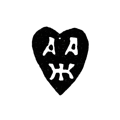 Master's Mark of Zhdanov Alexey Avdeev - Moscow - initials "AA Zh" - 1723-1735