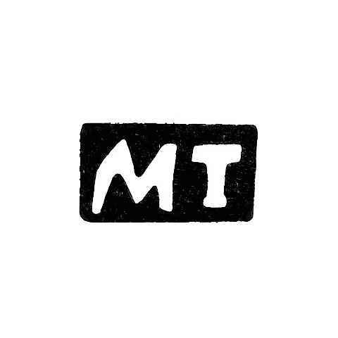 Клеймо мастера Тевризов Михаил Васильев - с. Сидоровское - инициалы "МТ" - 1898 г.