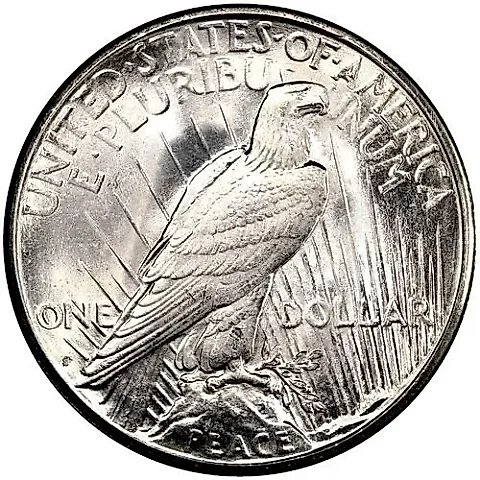 1 доллар 1922, S, мирный доллар [США] — 1