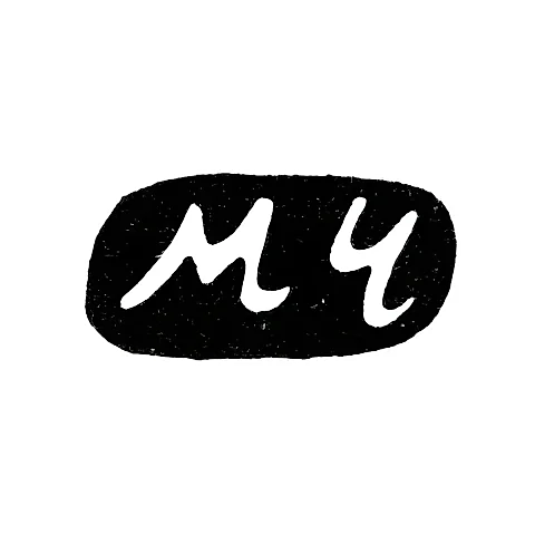 Master's Mark of Mikhail Chulkov - Vologda - Initials "MCh" - 1801-1864