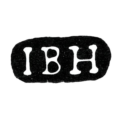 Maker's Mark of Herz Johann Bernhard - Leningrad - initials "IBH"