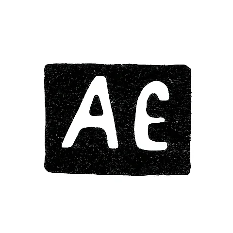 Master's Mark of Yegorov Alexander Sergeyev - Moscow - initials "AE" - 1868-1897