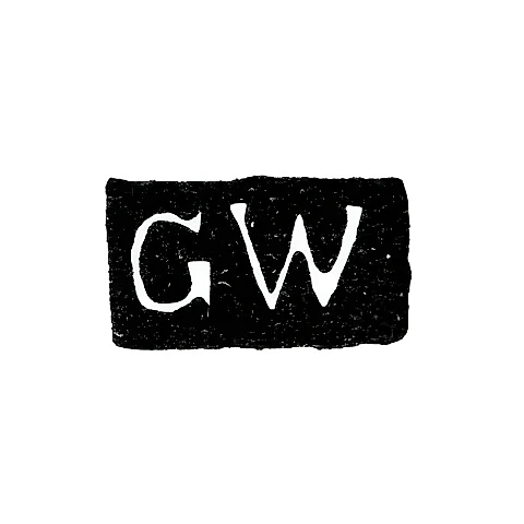 Клеймо мастера Вейс Густав - Ленинград - инициалы "GW" - 1782-1791 гг.