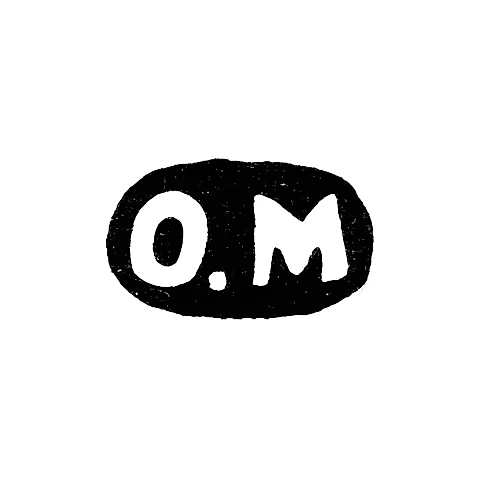 Maker's Mark of Olga Filippovna Mukhina - Moscow - initials "O.M"