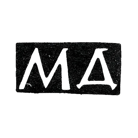 Клеймо мастера Дмитриев М. - Москва - инициалы "МД" - 1854-1877 гг.