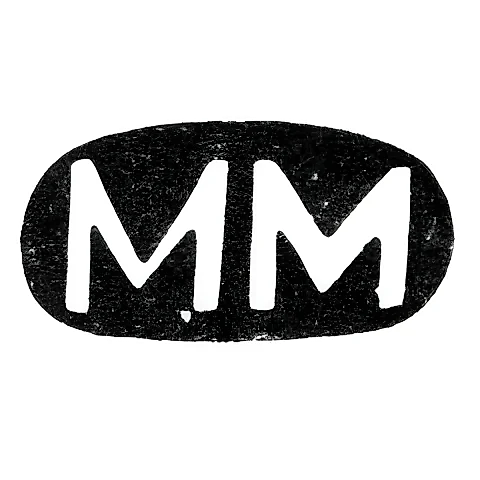 Клеймо мастера Маслов Михаил Васильевич - Москва - инициалы "ММ" - 1908-1917 гг.