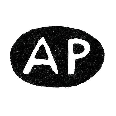 Master's Mark of Alexey Ryzhov - Kaluga - Initials "AR" - 1845-1852