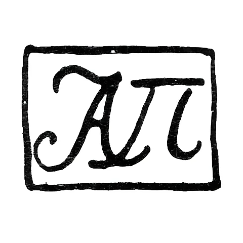Клеймо мастера Портнов Афанасий Гаврилов - Ярославль - инициалы "АП" - 1837-1864 гг.