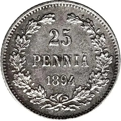 25 пенни 1894, L — 1