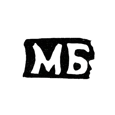 Master's Mark of Basov Matvey Kuzmin - Podolskoye Village - Initials "MB" - 1898