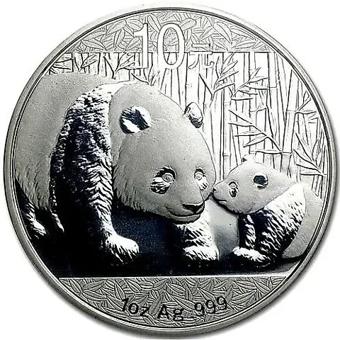 10 юаней 2011, панда [Китай] — 1