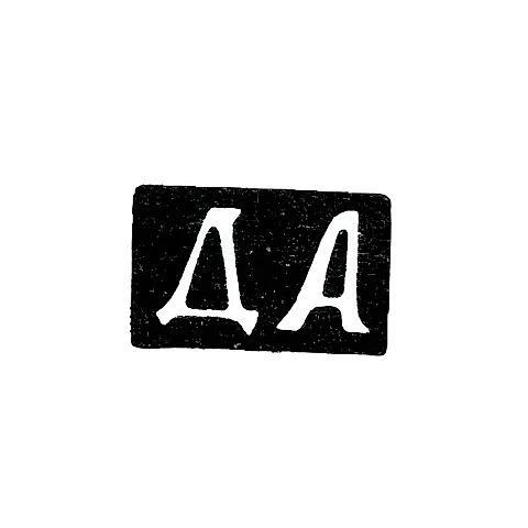 Maker's Mark of Dmitry Aleksandrov - Moscow - initials "DA" - 1844-1886