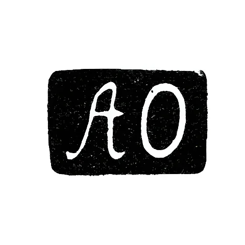 Клеймо неизвестного мастера Архангельска - инициалы "AO" 1867